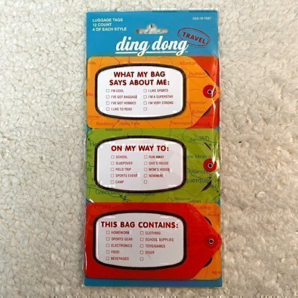 Knock Knock"Ding Dong" Luggage Tags